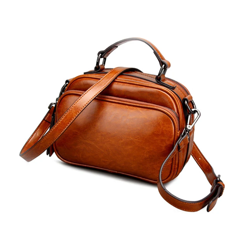 

ABDB-Leather Small Bag New Fashion Ladies Shoulder Bag Casual Wild Handbag Messenger Bag Handbag
