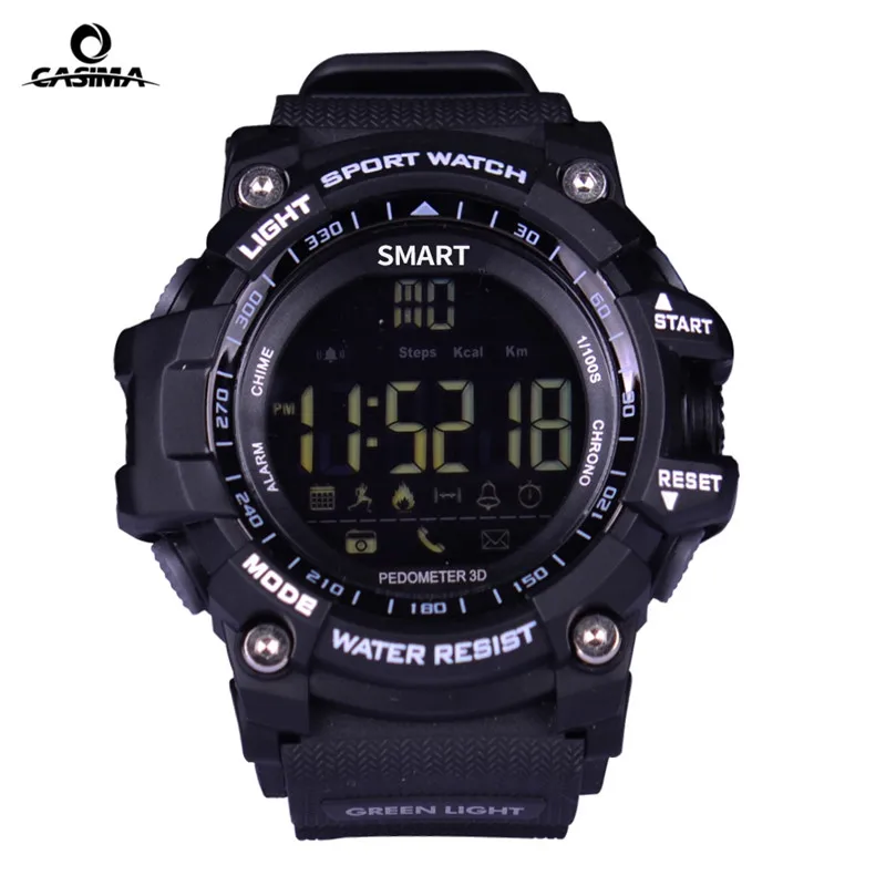 

CASIMA Sport Smart Watch Men's Watches Remote Camera Watch Buzzer Alarm Motion Monitor IP67 Waterproof Sports Watch Reloj Hombre