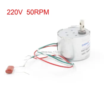 

AC Gear Motor 220V 50RPM Electric Synchronous Gear-Box Motor