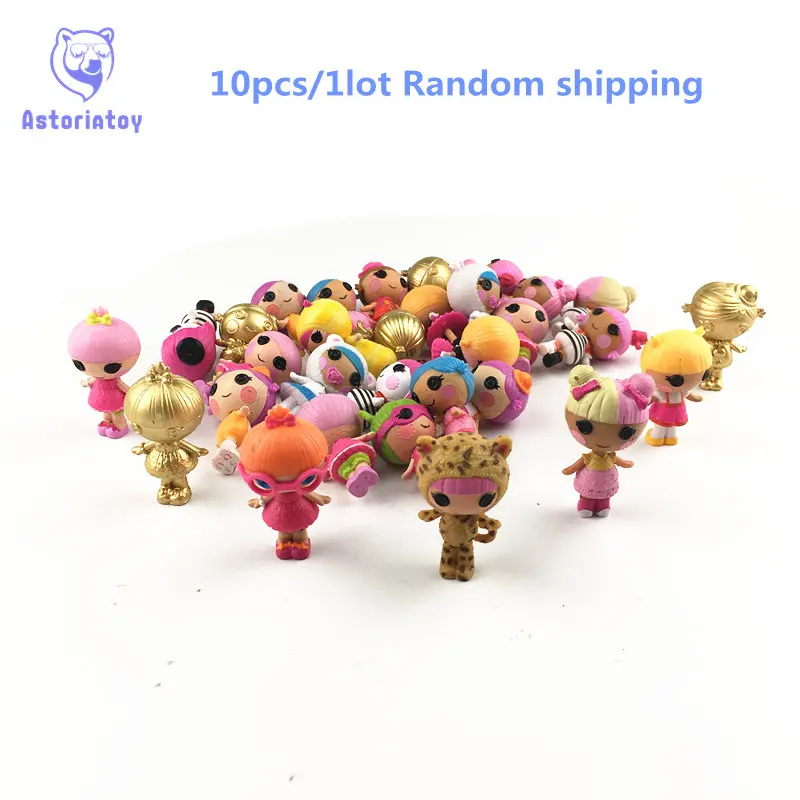 

10pcs/lot Mini Lalaloopsy baby Doll Bulk Button Eyes Action Figure Children Toy Juguetes Brinquedos Kids Toys Best Toy For Girl