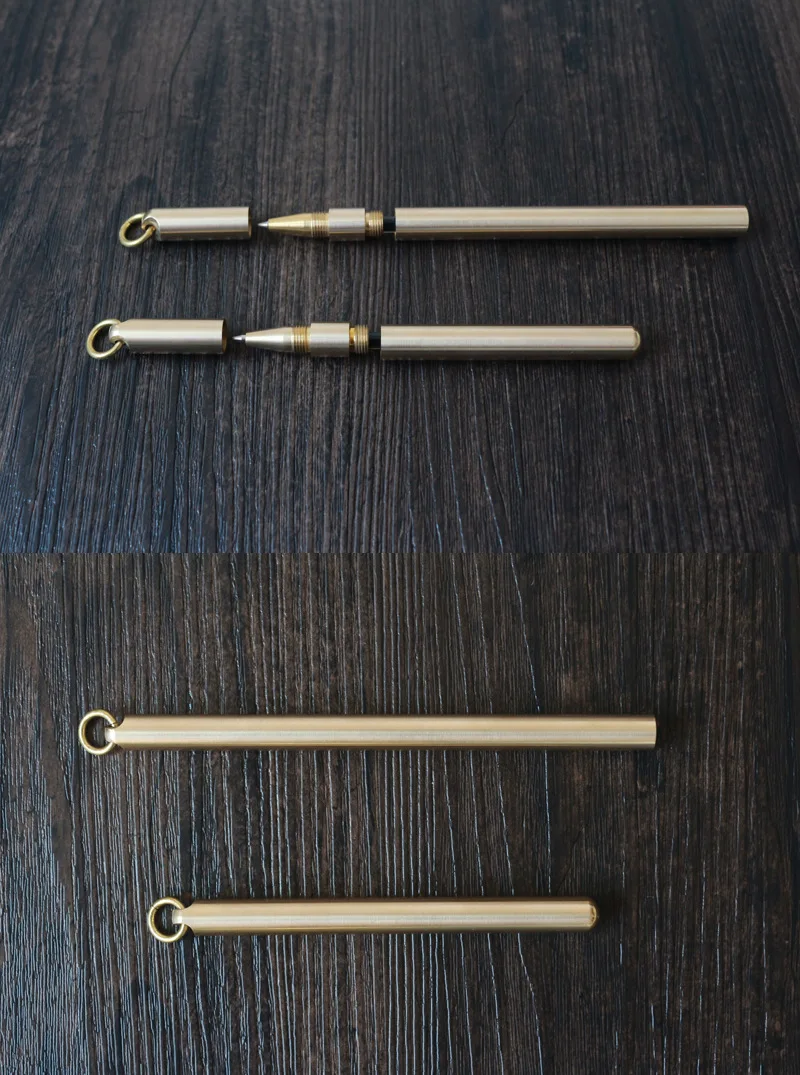 Pencil Retro Brass Gold Pen Pure Metal Pen By Hand Tactical Pen Copper Gift Pen Outdoor Survival EDC Camping Glass Breaker Gear Pencil Retro Brass Gold Pen Pure Metal Pen By Hand Tactical Pen Copper Gift Pen Outdoor Survival EDC Camping Glass Breaker Gear