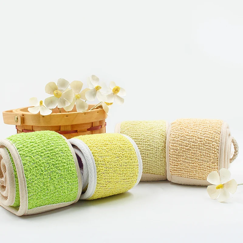 Hot Sale New Reative Fashion Design Natural Loofah Bath Towel Shower Brush Bathe Artifact