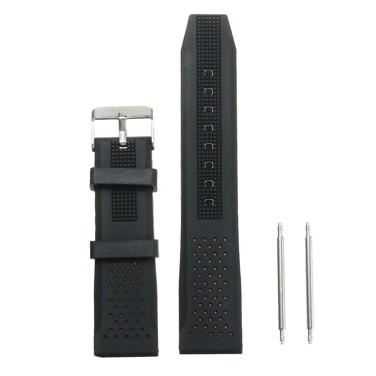 1 шт. 22 мм черный силиконовый резиновый ремешок для часов Seiko Diver Scuba fit 22 мм LUG