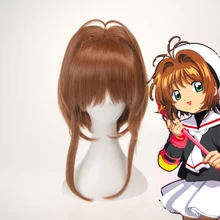 Аниме Cardcaptor Sakura Косплей парики Сакура КИНОМОТО косплей парик термостойкие искусственные волосы для париков Хэллоуин вечерние женские парики