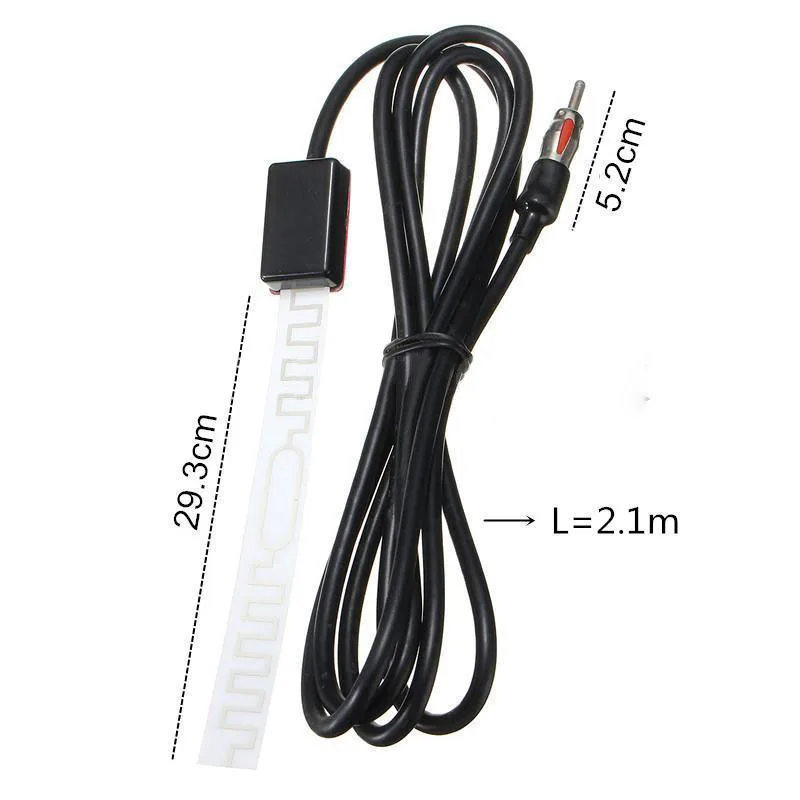 1pcs FM-26 Universal Car Truck AM FM Hidden Windshield Stereo Radio Antenna