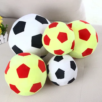 

Patchwork Football Shape Cushion Pillow Soccer Ball Cushion for World Cup Stuffed kids plush doll Toys Gift for Children cojines