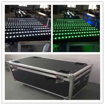 

4 pieces with flightcase 18x3w RGB outdoor light liner bar led wallwasher or led wall washer light dmx