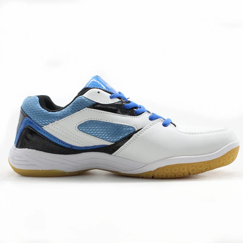 Maultby Мужская Сага TD Белый Синий бадминтон обувь Обучение дышащий анти-скользкий светильник спортивная обувь для бадминтона