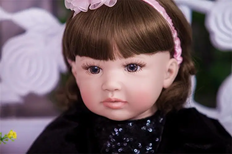 Изысканная ограниченная большая кукла 61 см bebe reborn girl Куклы Мягкие живые силиконовые reborn baby куклы для детей подарок на год bonecas