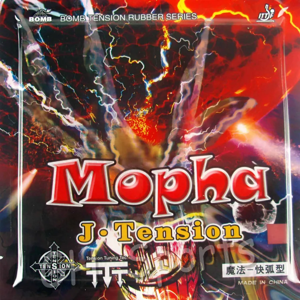 Bomb Mopha J-Tension Профессиональный Pips-в настольный теннис пинг-понг резина с японской губкой