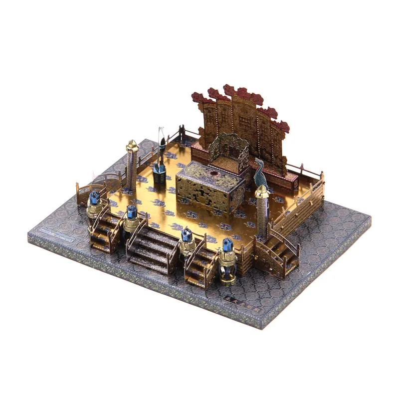 2018 new Microworld 3D Nano Puzzle ZhengDa GuangMing Palace Metal font b Model b font DIY