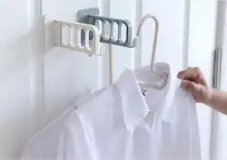 1 шт четыре отверстия Пластик крюк шкаф над дверью вешалка под пальто стеллаж для хранения одежды Удар Бесплатная гардероб складной