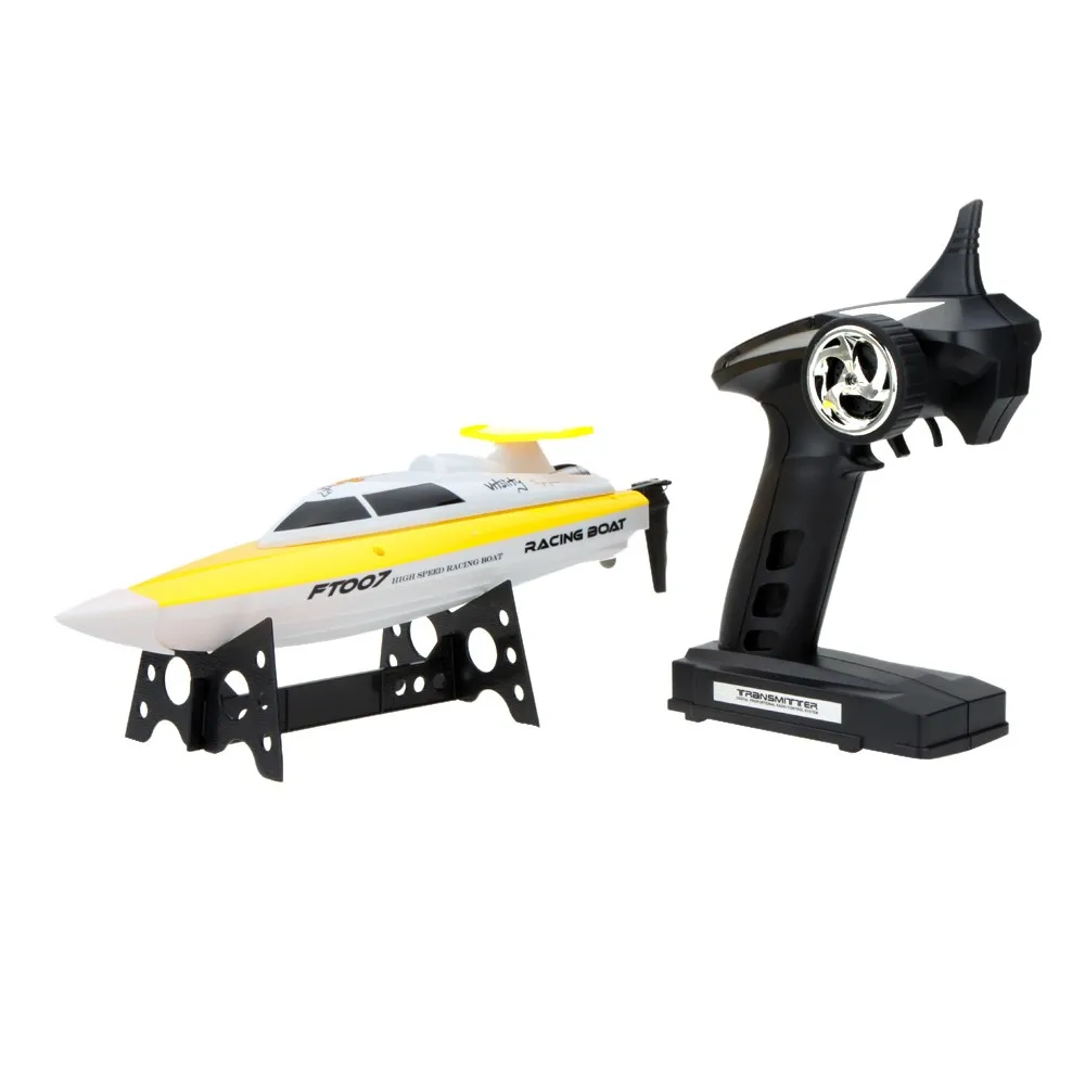 Freeshipping_High_Quality_Feilun_FT007_2.4G_4CH_Water_Cooling_20kmh_High_Speed_Wireless_Radio_Control_RC_Racing_Boat_Brushed_Motor_Speedboat_8