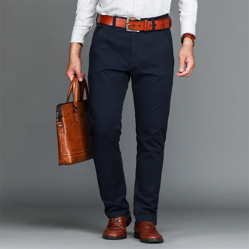 AFS JEEP, новинка, брендовые классические повседневные мужские брюки, деловые Стрейчевые брюки, большие размеры, прямые длинные эластичные штаны, Комбинезоны для мужчин