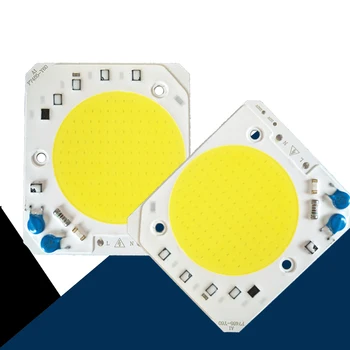 

High Power Integrated LED COB Chip 50W AC 220V No need driver Smart IC bulb lamp Cold White For DIY LED Floodlight Spotlight