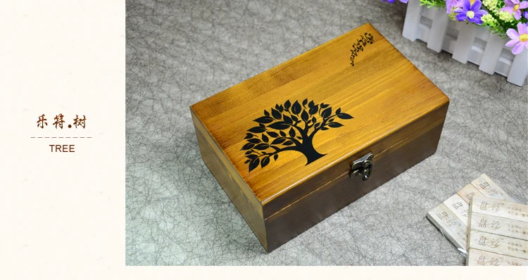 Zakka, ящик из твердой древесины, шкатулка для ювелирных изделий, домашняя коробка для хранения, деревянные коробки, мусор, канцелярские принадлежности, ретро старый, три решетки, onsale