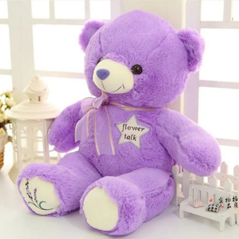 30 см с рисунком мишки мягкие игрушки сиреневый медведь фиолетовый Teddy bear Подушка