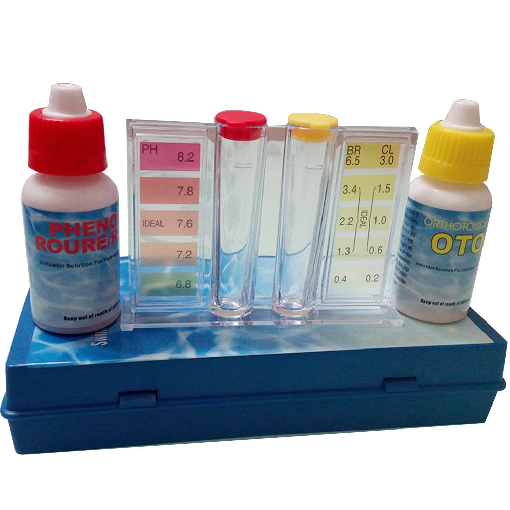 

Practical Swimming Pool Hydroponics Home Testing Portable Water Quality Test Kit Reagent PH Chlorine Tools Accessories Aquarium