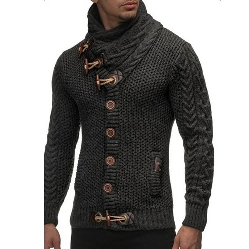 Men Sweater Coat Autumn Winter Knitted Cardigans Coat All