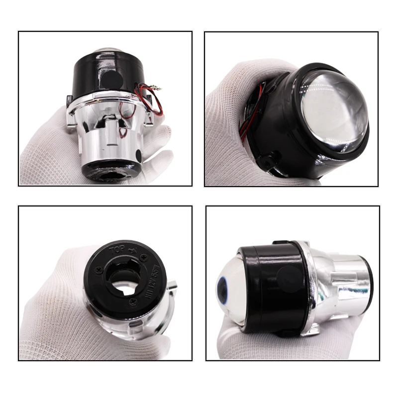 TAOCHIS M6 2.5 بوصة ثنائية زينون HID السيارات سيارة التصميم الضباب كشاف ضوئي عدسة مرحبا/لو العالمي الضباب مصباح سيارة التحديثية H11 لمبات