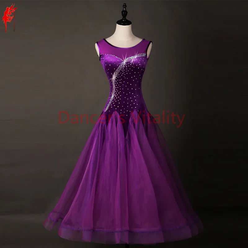 

Women ballroom dancing clothing sexy mesh sleeveless ballroom dance dress for girls ballroom dance dress dance wear S-6XL