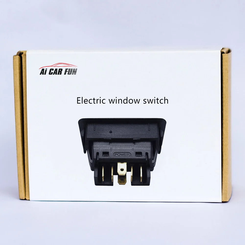 1 шт./упаковка Универсальный 6Pin 12-24 в автомобильный Электрический переключатель окна с зеленым светом автомобилей общего назначения