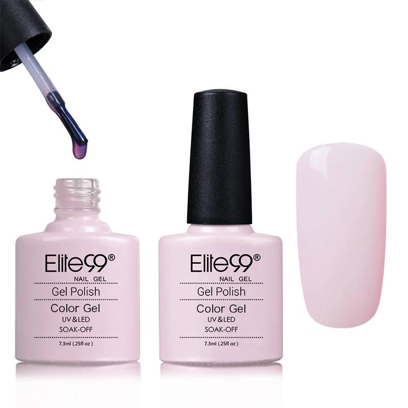 Elite99 УФ-гель для ногтей для дизайна ногтей маникюр 7,3 мл впитывающий эмалированный Гель-лак телесного цвета Гель-лак для ногтей - Цвет: 40513