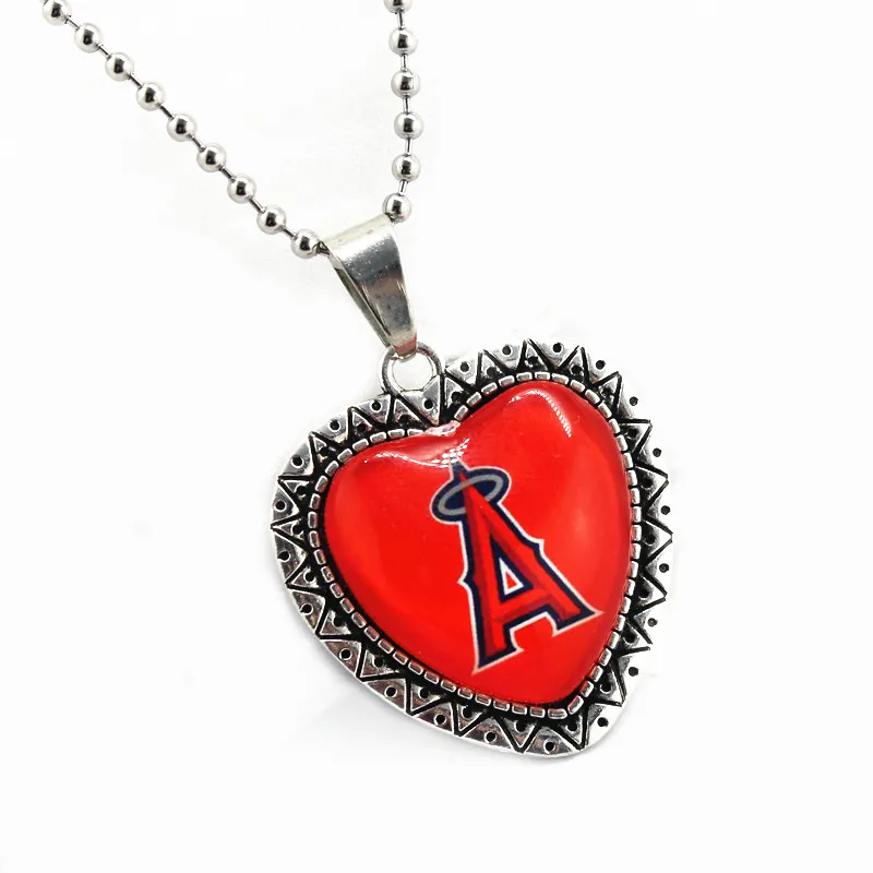 10pcs/lot Los Angeles Angels of Anaheim dangle charms glass pendant