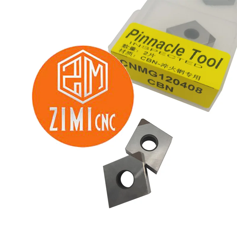 

2pcs CNGA CNMG120408 CBN CNMG431 CBN Quenching/superhard material processing