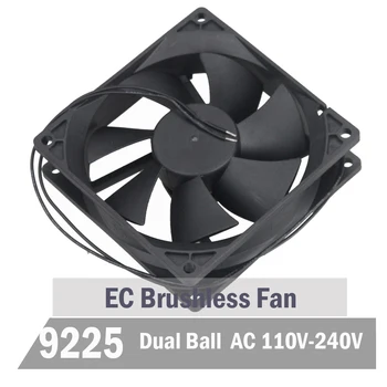 2pcs Gdstime 90mm 92mm 92mm x 25 mm EC Brushless Cooling Fan AC 110V 115V 120V 220V 240V Cooler Axial Indsutry Cooling Fan ta15052hbl 2 axial cooling fan ac 220v 0 18a 17252 17cm 172 150 52mm 2 wires 50 60hz