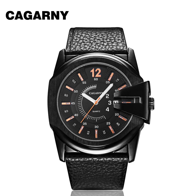 drop shipping cagarny quartz watches fashion men's watches military sports watch (2)