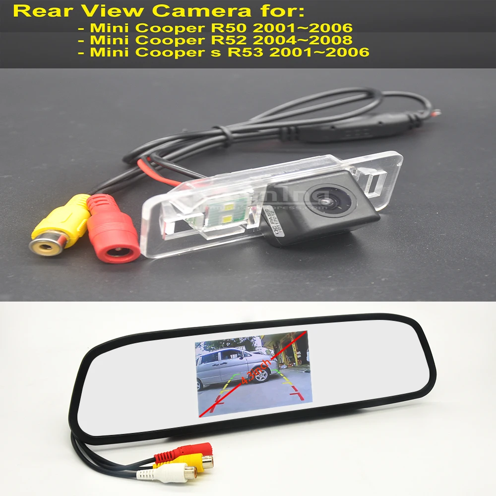 Камера заднего вида для Mini Cooper R50 R52 s R53 2001 ~ 2008 Беспроводной парковочная
