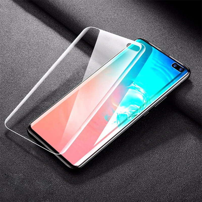 Защитное стекло закаленное для Samsung Galaxy S10/S8/S9 Plus/Note 8/S10 + S/10|Бамперы| |