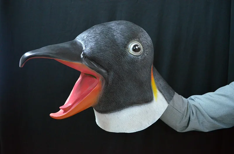 2017 high quality wholesale novelty party mask latex animal full head penguin silicone bird mask halloween cosplay party props - Halloween Novelties Wholesale 2017 high quality wholesale novelty party mask latex animal full head penguin silicone bird mask halloween cosplay party props - Halloween Novelties Wholesale
