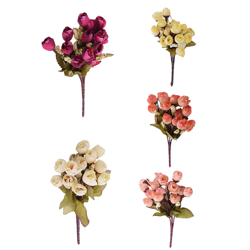 15 цветочных головок искусственная Камелия цветы цветочный букет садовые вечерние украшения для дома гостиной Свадебные украшения