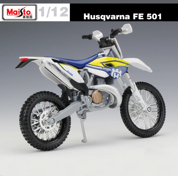 Новинка 1/12 KTM Мотоцикл HUSABERG FE501 Husqvarna FE 501 AMA Мотоспорт Dirt Bike Мотокросс литая под давлением металлическая модель детские игрушки