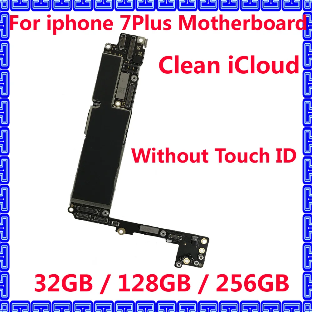 Для iphone 7 Plus Хорошая рабочая материнская плата без touch ID оригинальная IOS система