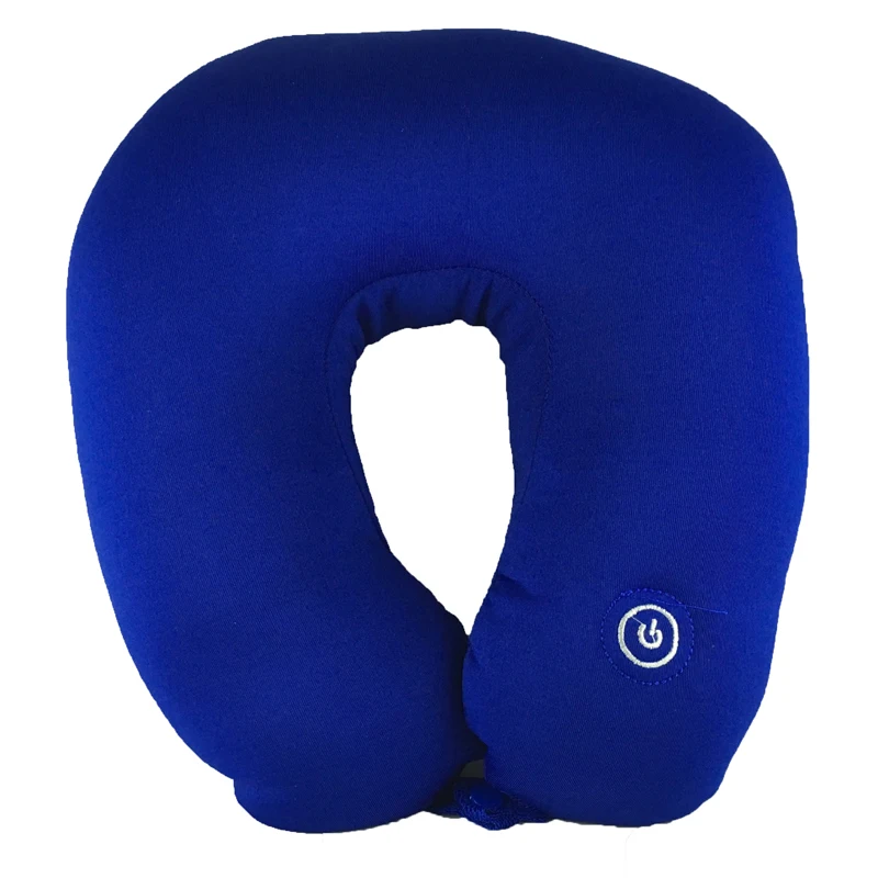 Массажер для шеи u-образная электрическая подушка для шейного позвонка массажное устройство подушка для здоровья - Цвет: Type A Blue