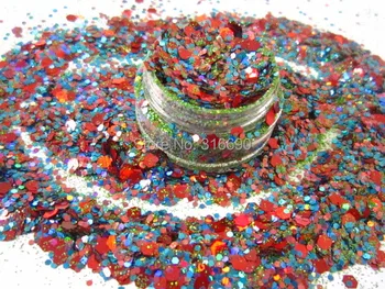 

Solvent Resistant Holographic Laser Glitter Mix - Raw Glitter Mix