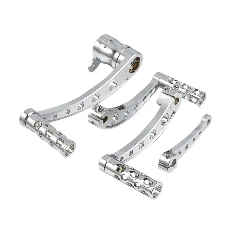 Chrome Heel Toe Shift Lever With Shifter Peg Shifter Linkage For Harley