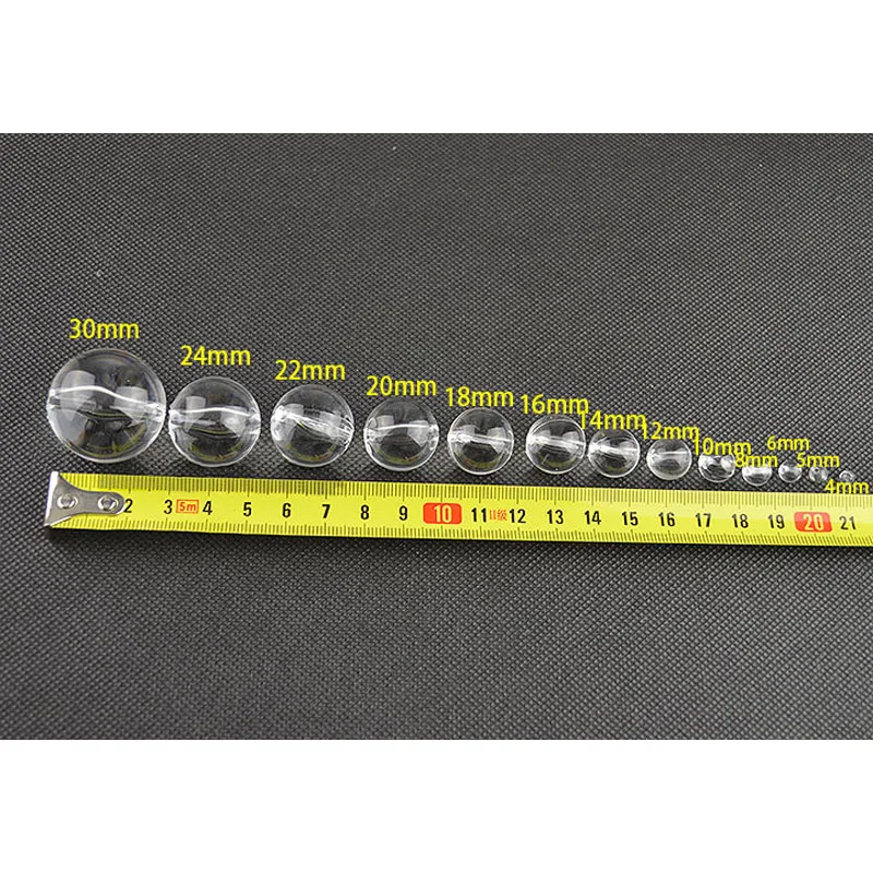 4-30mm Acrylic Straight Hole Loose Beads for Curtain Decorative Accessories acrylic beads