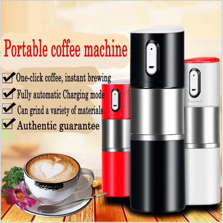 Portable Coffee Machine Home Coffee Bean Lapping Machine Full Automatic