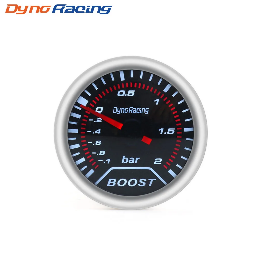 Dynoracing Boost gauge 2 &quot(52 мм) дымовая линза турбо Калибр ( 1 ~ бар)/Автомобильный