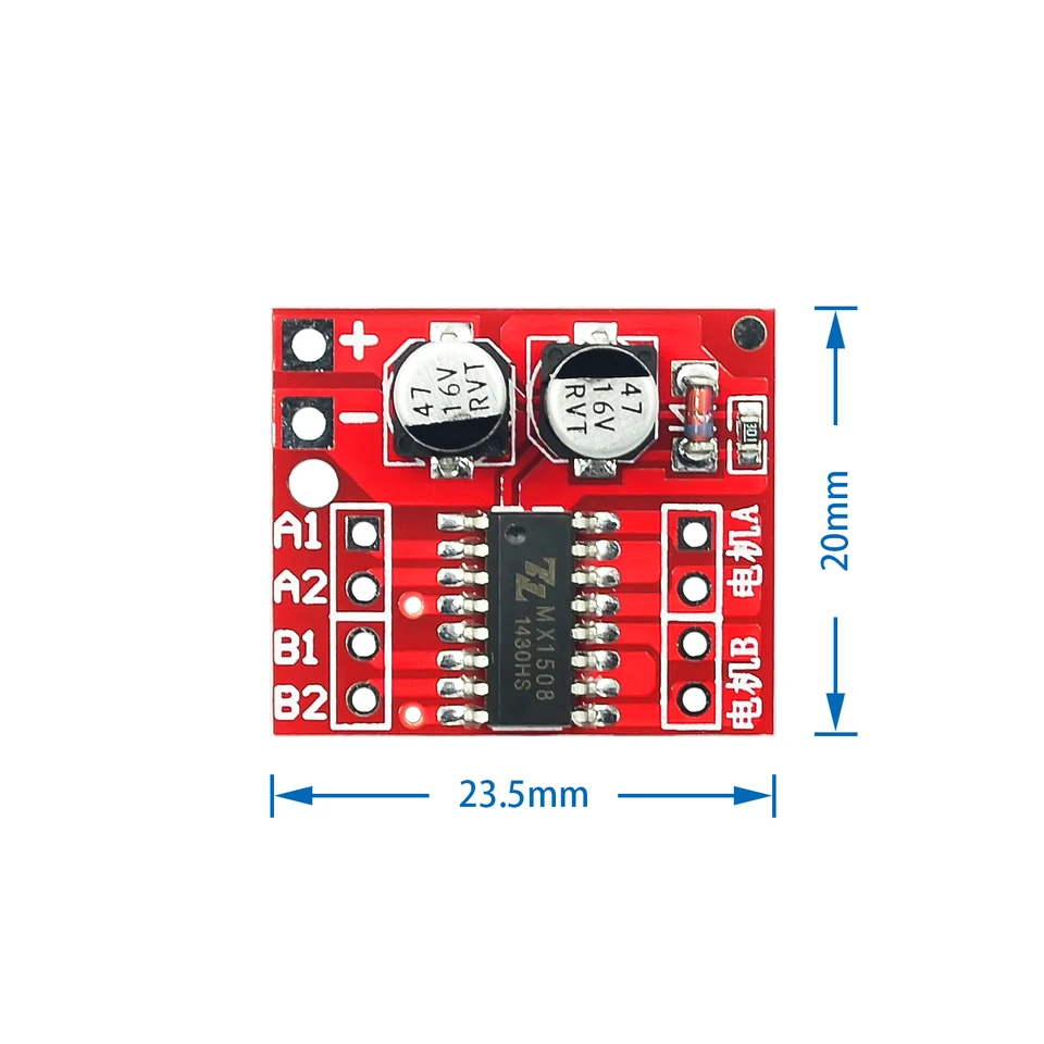 DIYElectronic 5 pc 2 DC Motor Drive Module Reversing PWM Speed Dual H Bridge Stepper Motor Mini Victory L298N