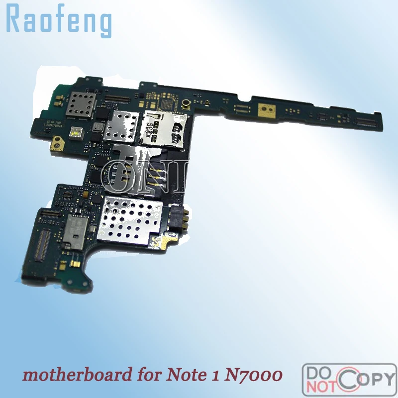 

Raofeng For Samsung Galaxy Note 1 N7000 Motherboard used Europe Version & Unlocked i9220 Mainboard well worked Logic Board