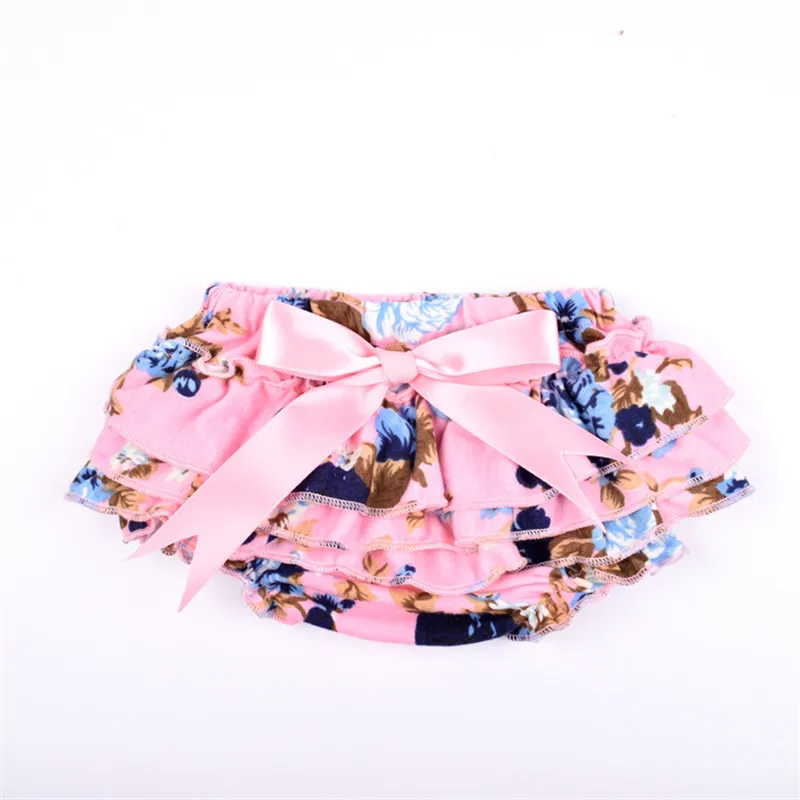 Cotton Baby Girls Diaper Covers Bloomers Shorts Newborn Cute Tutu Ruffled Panties Toddler Girls Fashion Summer Clothing