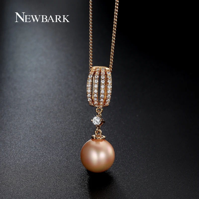 Rose gold long chain necklace Clearance