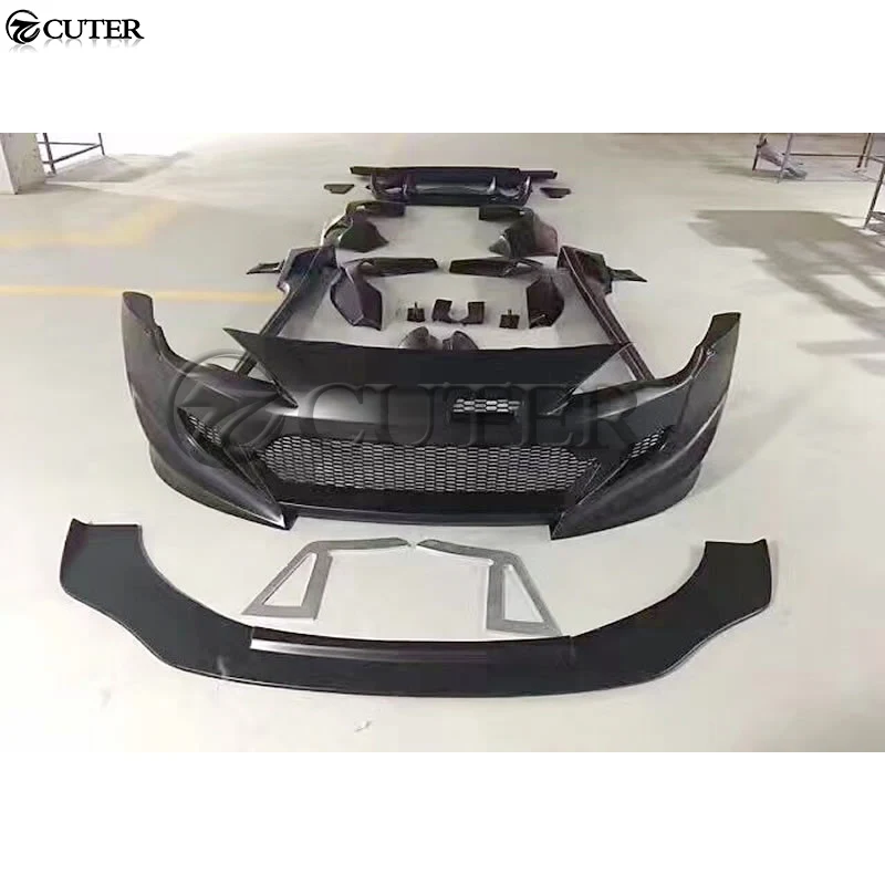 86 BRZ FRP Передний Задний бампер боковые юбки задний спикер для Toyota GT Subaru