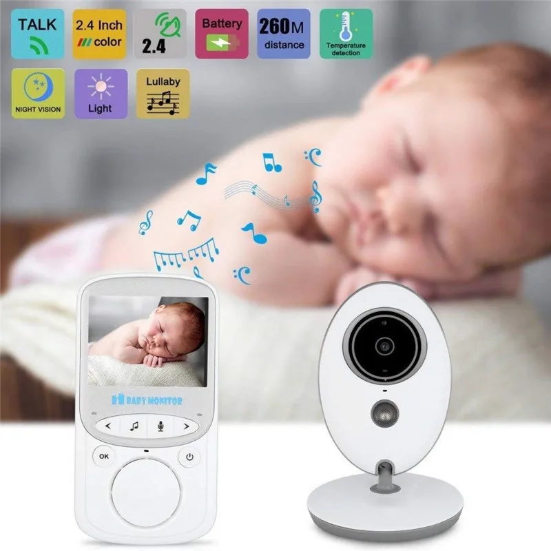 

Wireless 2.4GHz Digital Color LCD Screen Baby Monitor Baby Care Assistants Camera Night Vision Audio Video Multifunction Camera