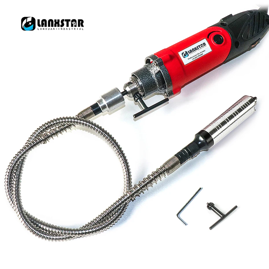 Lanxstar 7500WS инструмент поворотный шлифовальный гравировка полировка Dremel стиль электрическое бурение машина DIY Многофункциональный патрон